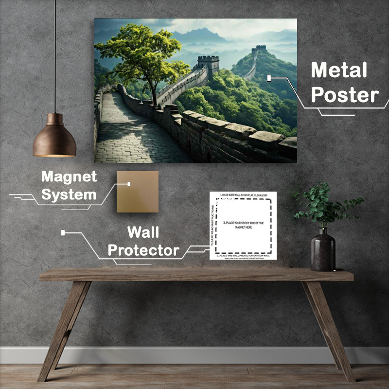 Buy Metal Poster : (Inside The Great Wall Of China)