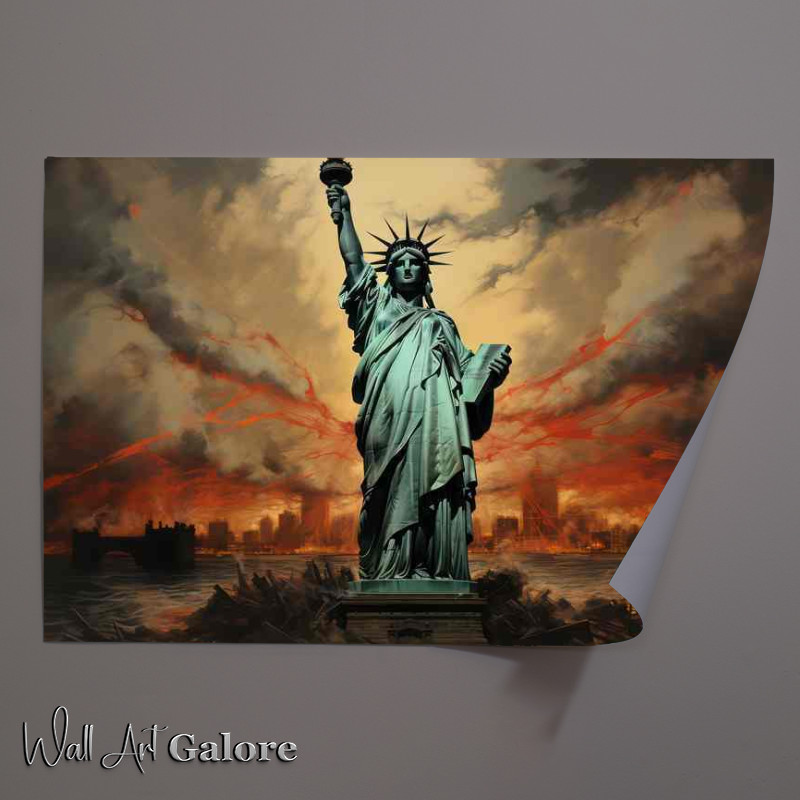 Buy Unframed Poster : (Liberty A Statue Of Freedom)