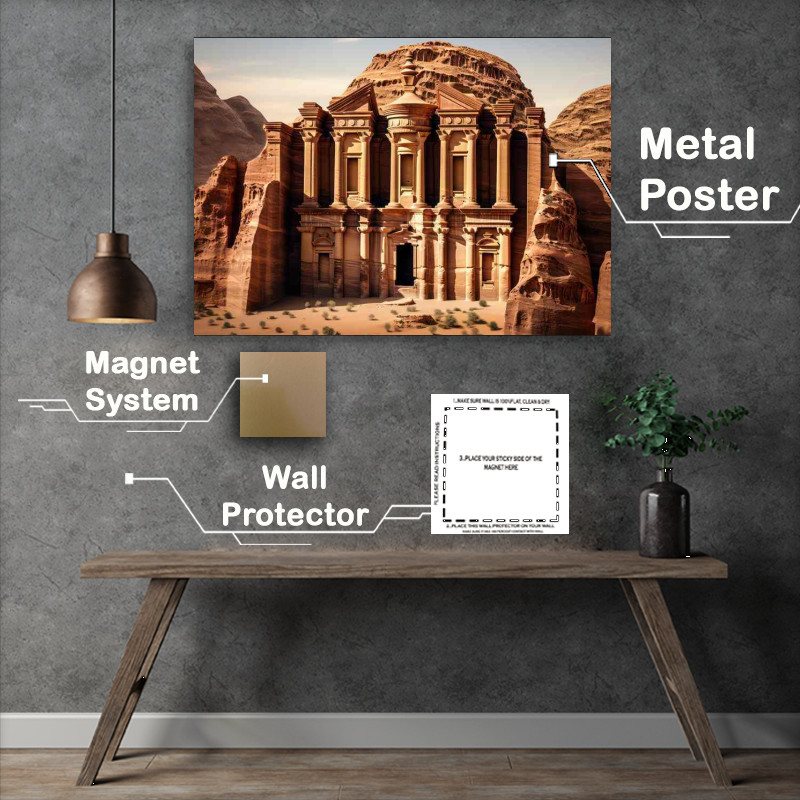 Buy Metal Poster : (Petras Beauty Wonder Of The World)