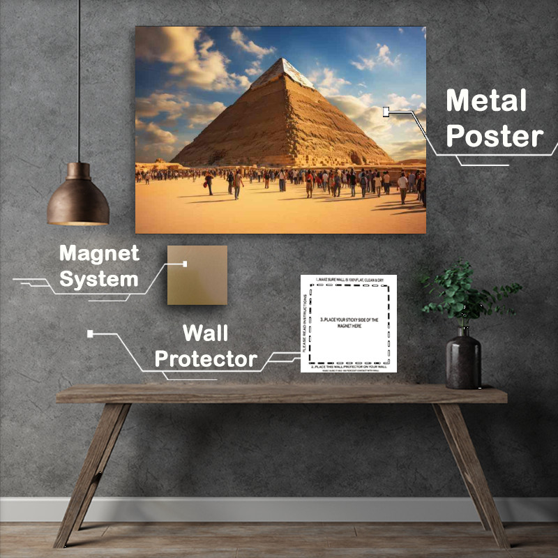 Buy Metal Poster : (The Great Pyramid of Giza)