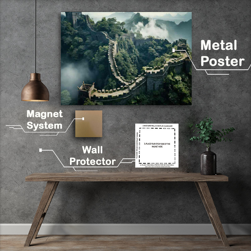 Buy Metal Poster : (The Great Wall Chinas Treasure)