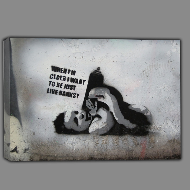 Buy Canvas : (Be Like Banksy)