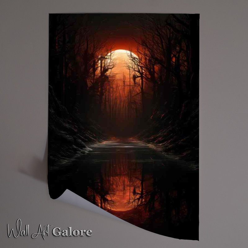 Buy Unframed Poster : (Forests Midnight Charm Natures Enchanted Embrace)