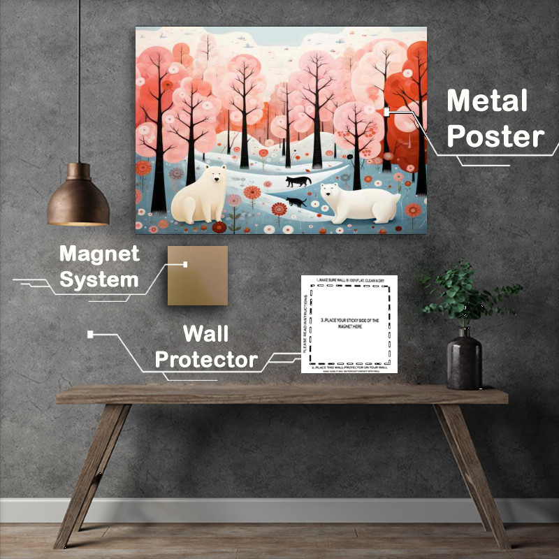 Buy Metal Poster : (A Day At The Park in The Woods)