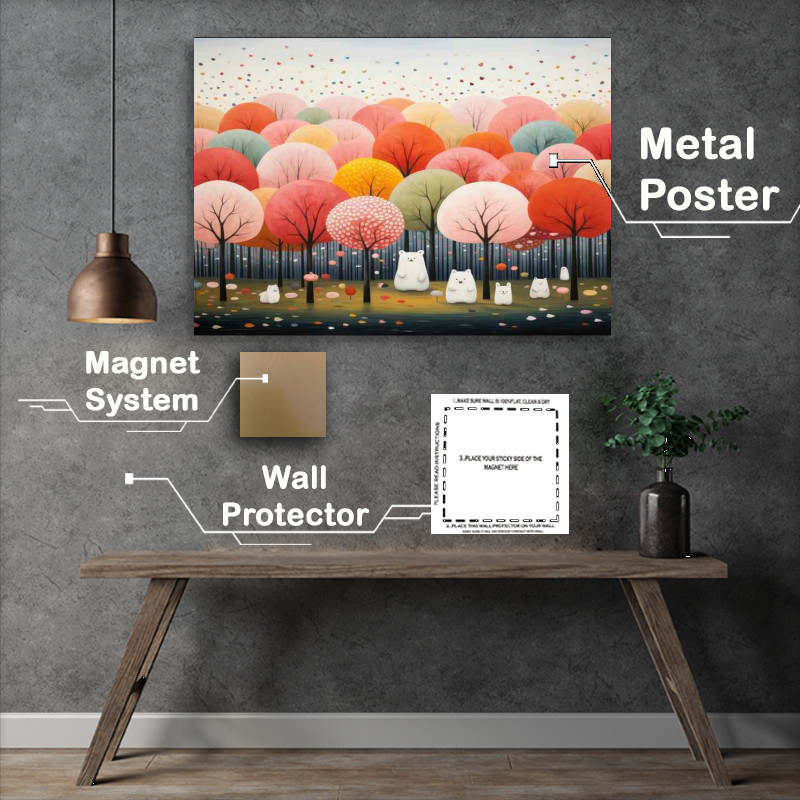 Buy Metal Poster : (Bears In The Woodlands)