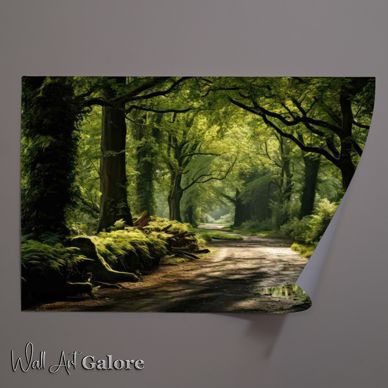 Buy Unframed Poster : (Enchanted Forest Pathway)