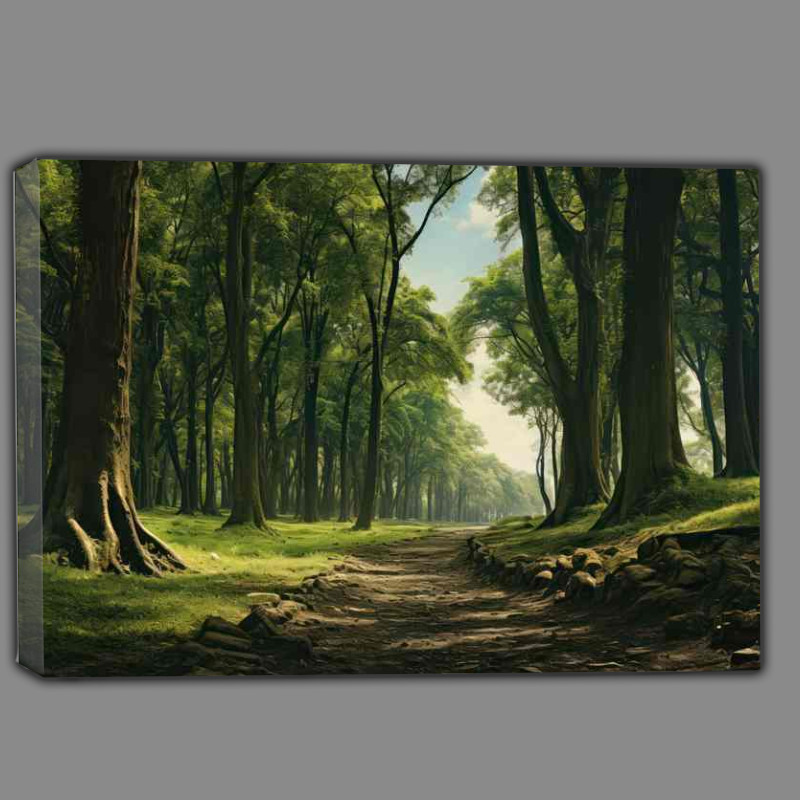 Buy Canvas : (The Awaiting Forest Path)