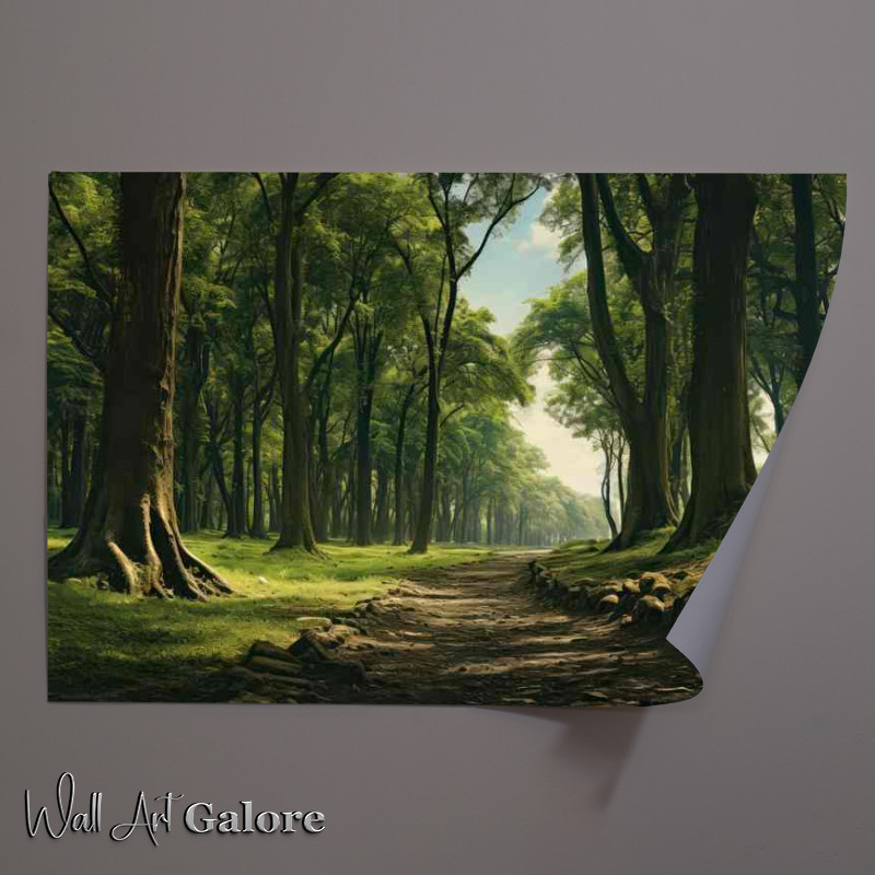 Buy Unframed Poster : (The Awaiting Forest Path)
