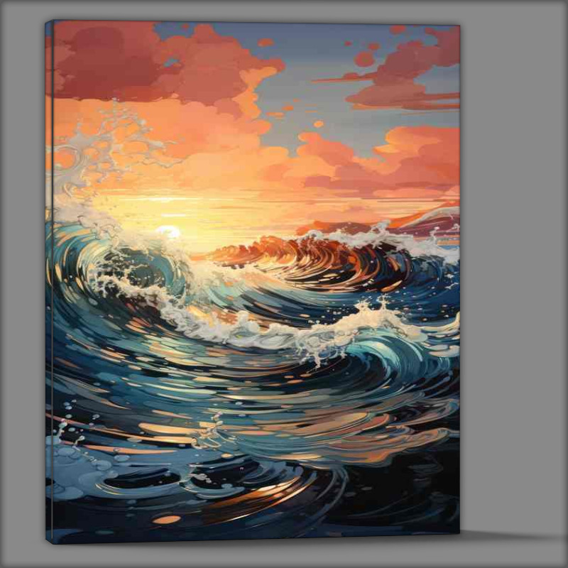 Buy Canvas : (Chromatic Horizons Seas Awash in Color)