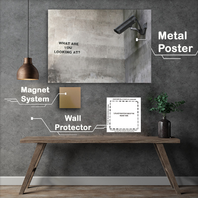 Buy Metal Poster : (What are you looking at)