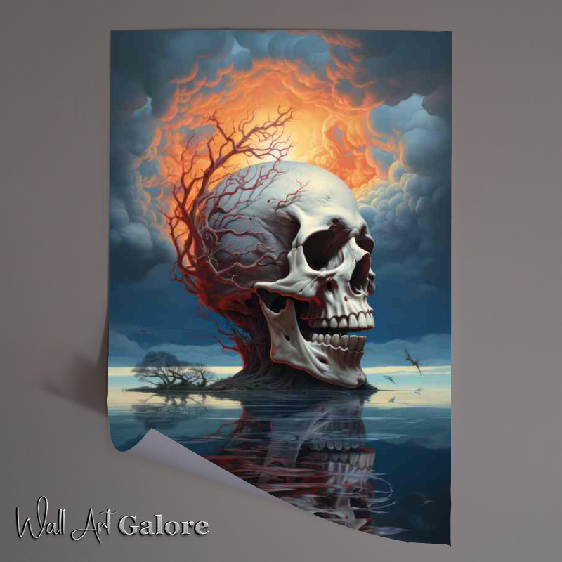 Buy Unframed Poster : (Grinning Grim The Joy in Macabre Tales)