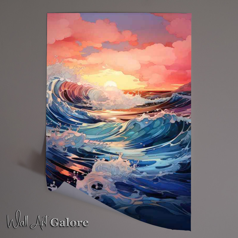Buy Unframed Poster : (Spectrum of the Seas Vibrant Waters)