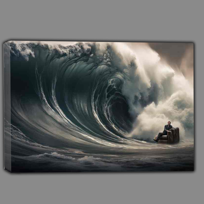 Buy Canvas : (Natures Fury The Power in Waves)