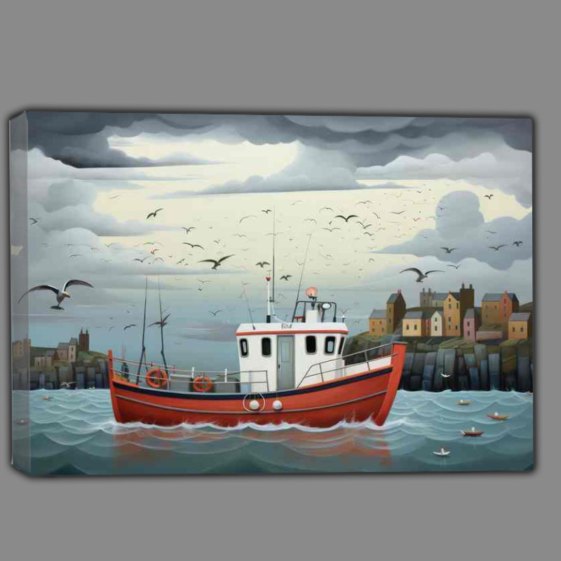 Buy Canvas : (Serenade of the Sea Small Boat)