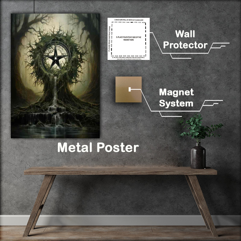 Buy Metal Poster : (The Rich Tapestry of Celtic Pagan Symbolism)