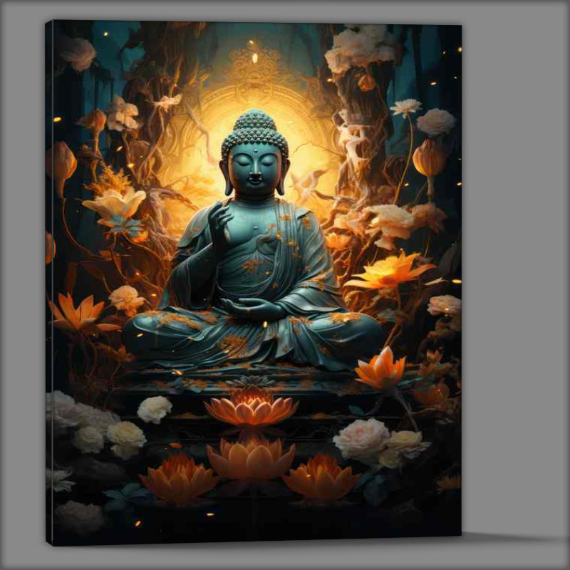 Buy Canvas : (A Spiritual Odyssey Following Buddhas Guided Path)
