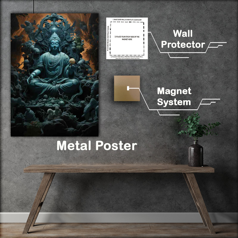 Buy Metal Poster : (Beyond the Physical Buddhas Mystical Teachings)