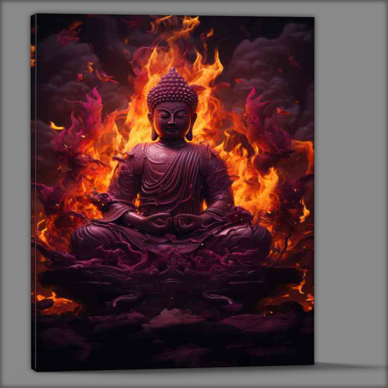 Buy Canvas : (Boundless Compassion Embracing Buddhas Divine Love)
