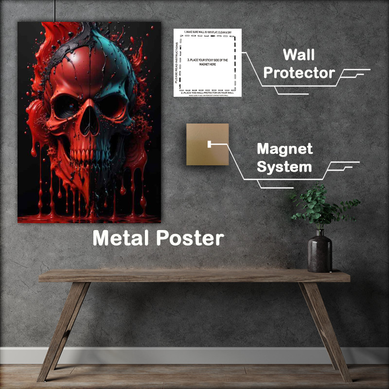 Buy Metal Poster : (Midnight Skulls Tales of the Macabre)