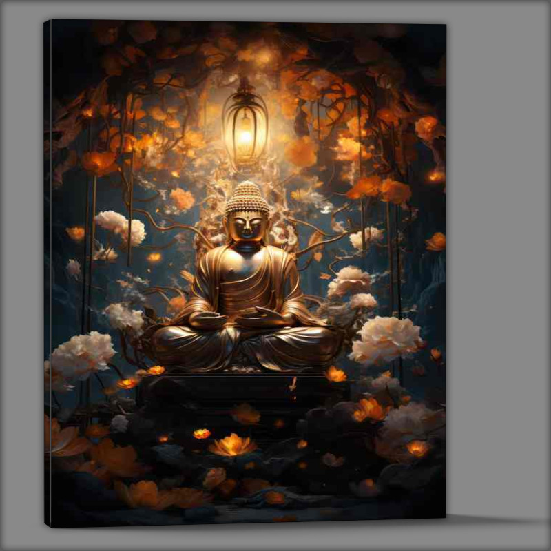 Buy Canvas : (Delving Deep into Buddhas Mystical Embrace)