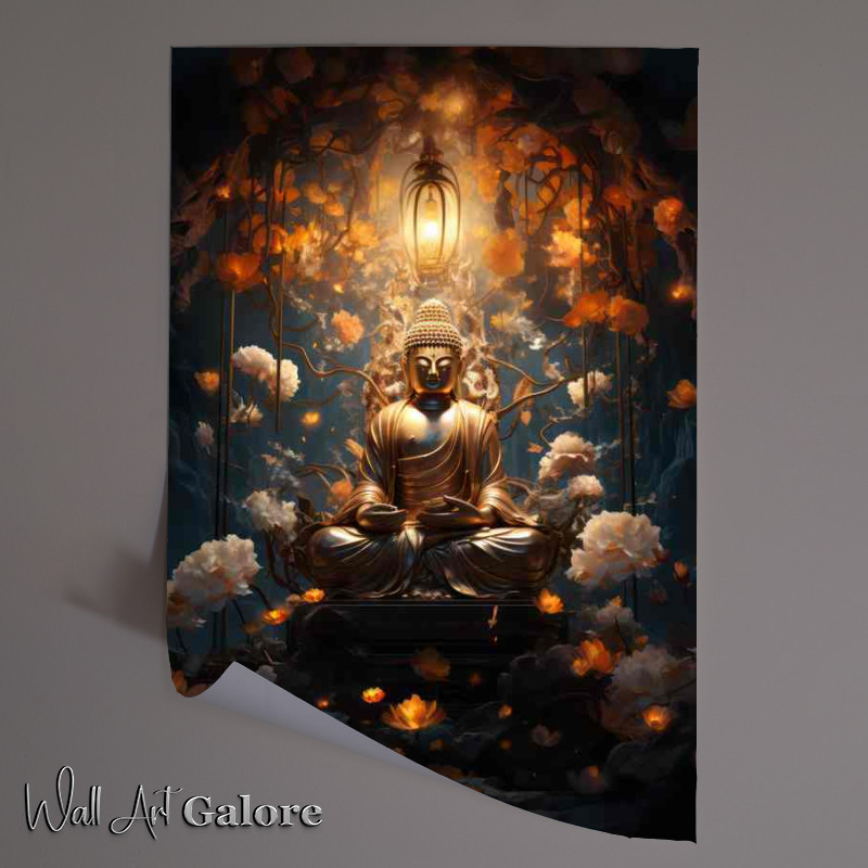 Buy Unframed Poster : (Delving Deep into Buddhas Mystical Embrace)