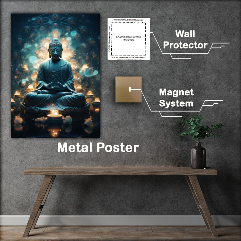 Buy Metal Poster : (Discover the Untold Secrets of Buddha's Divine Grace)