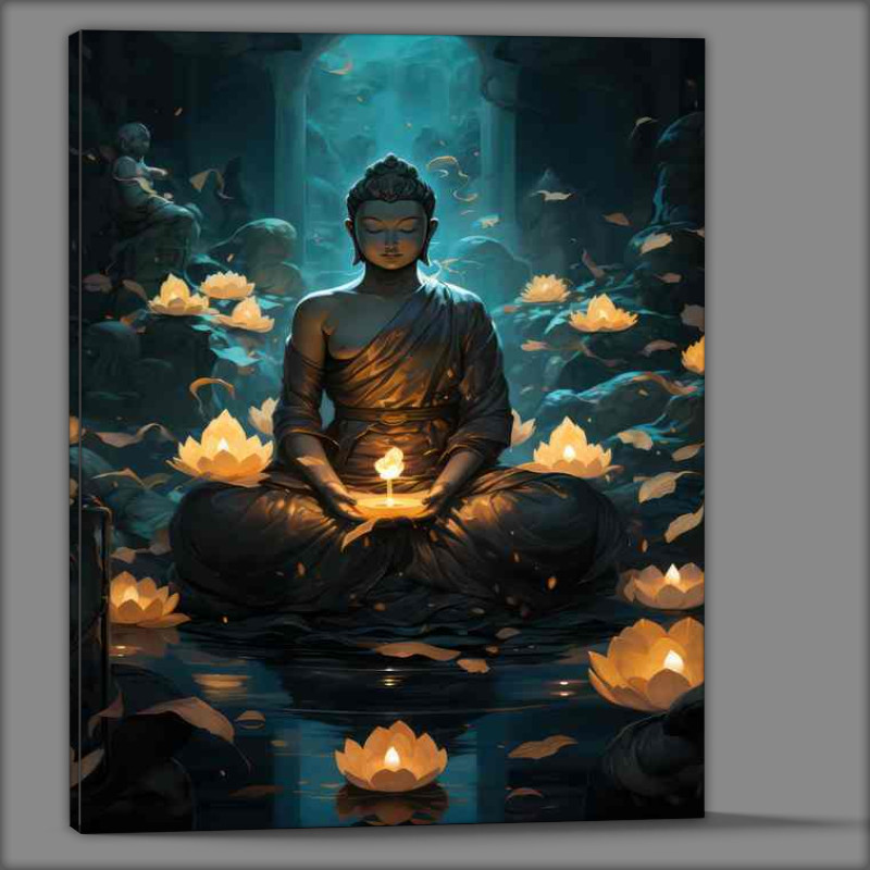 Buy Canvas : (Dive into the Deep The Enlightened World of Buddha)