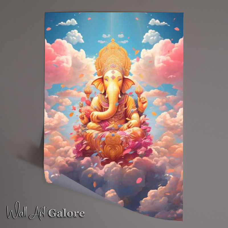 Buy Unframed Poster : (Divine Journey Walking the Mystical Path of Buddha)