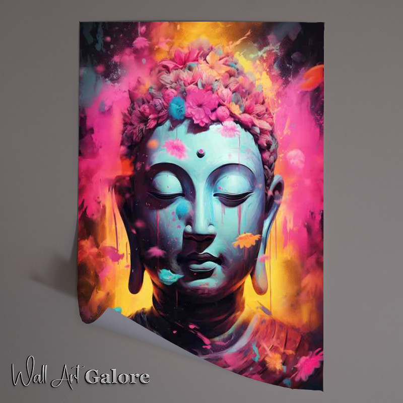 Buy Unframed Poster : (Divine Stillness Mystical Buddhas Peace)