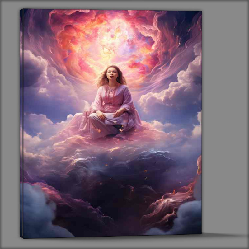 Buy Canvas : (Embrace Bliss Walk the Enlightened Path with Buddha)