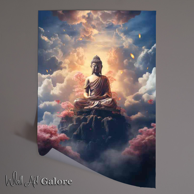 Buy Unframed Poster : (Exploring Buddhas Path A Journey of Divine Enlightenment)