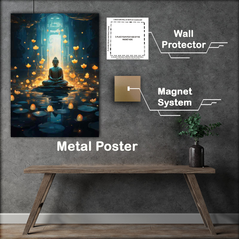 Buy Metal Poster : (Harnessing the Power of Buddhas Boundless Love)