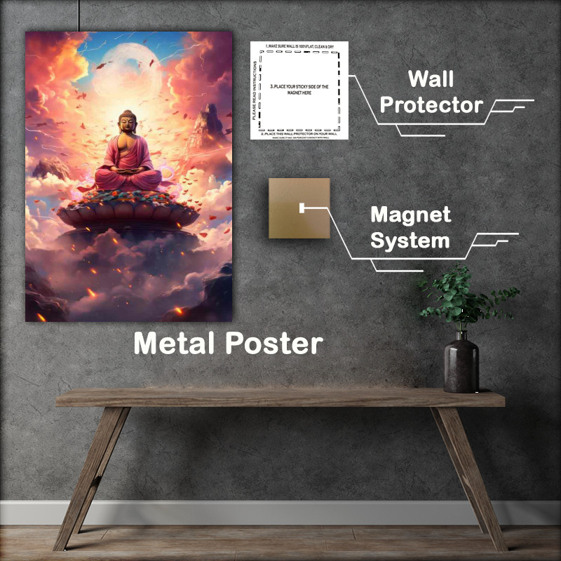 Buy Metal Poster : (Illuminated Awakening Buddhas Path to Spiritual Bliss)