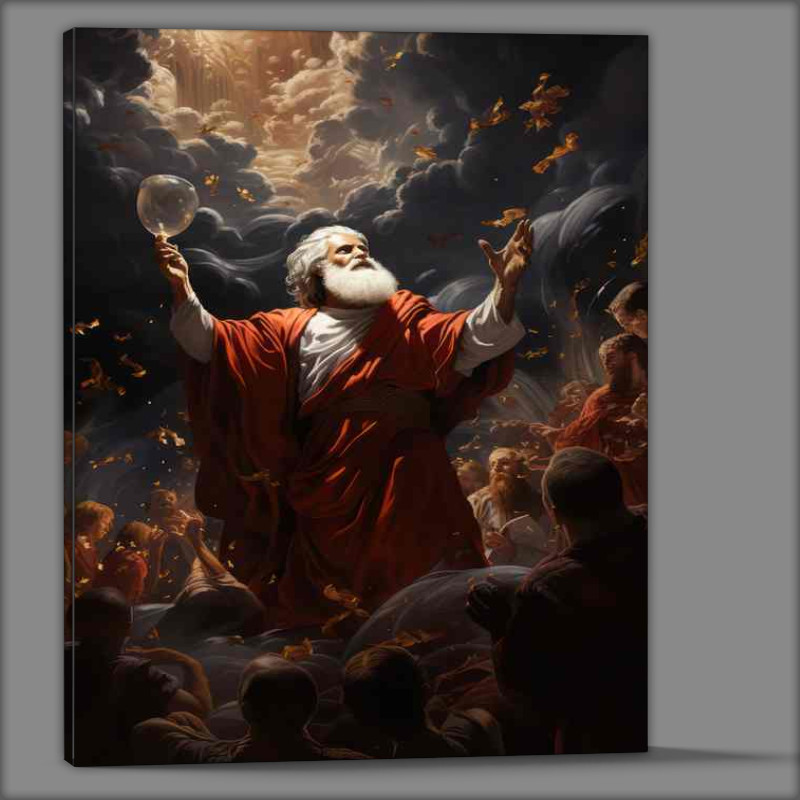 Buy Canvas : (Jesus Calms the Storm Finding Peace amidst Lifes Turbulence)