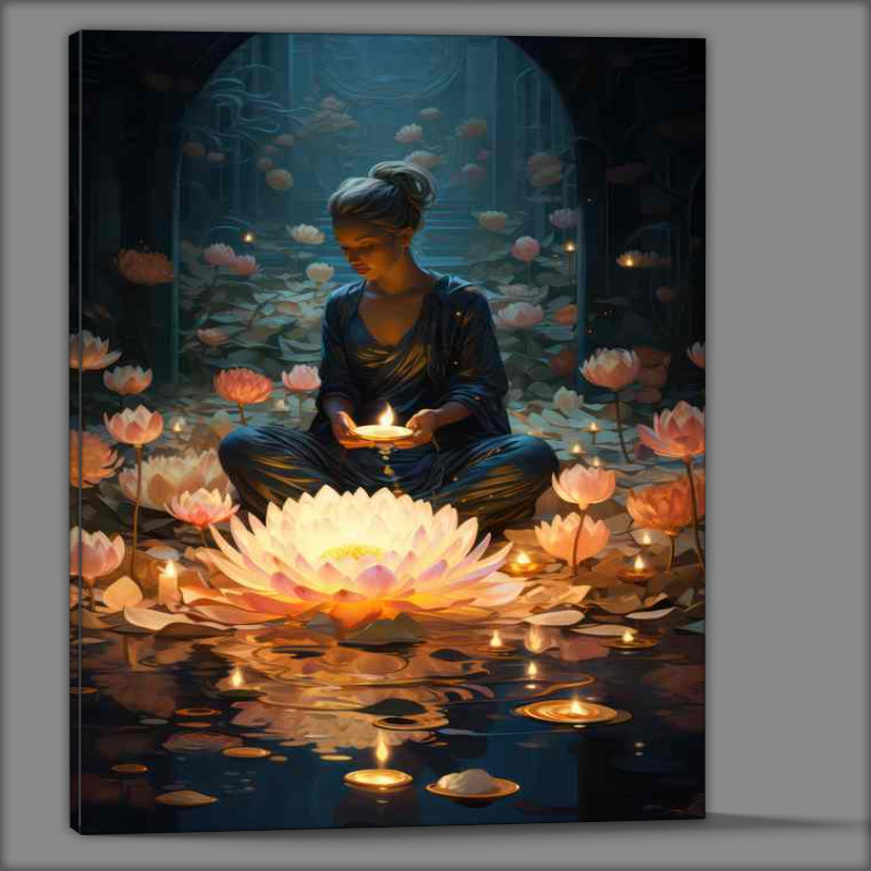 Buy Canvas : (Journeying Through Buddha's Sacred Realms)