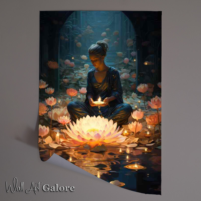 Buy Unframed Poster : (Journeying Through Buddha's Sacred Realms)