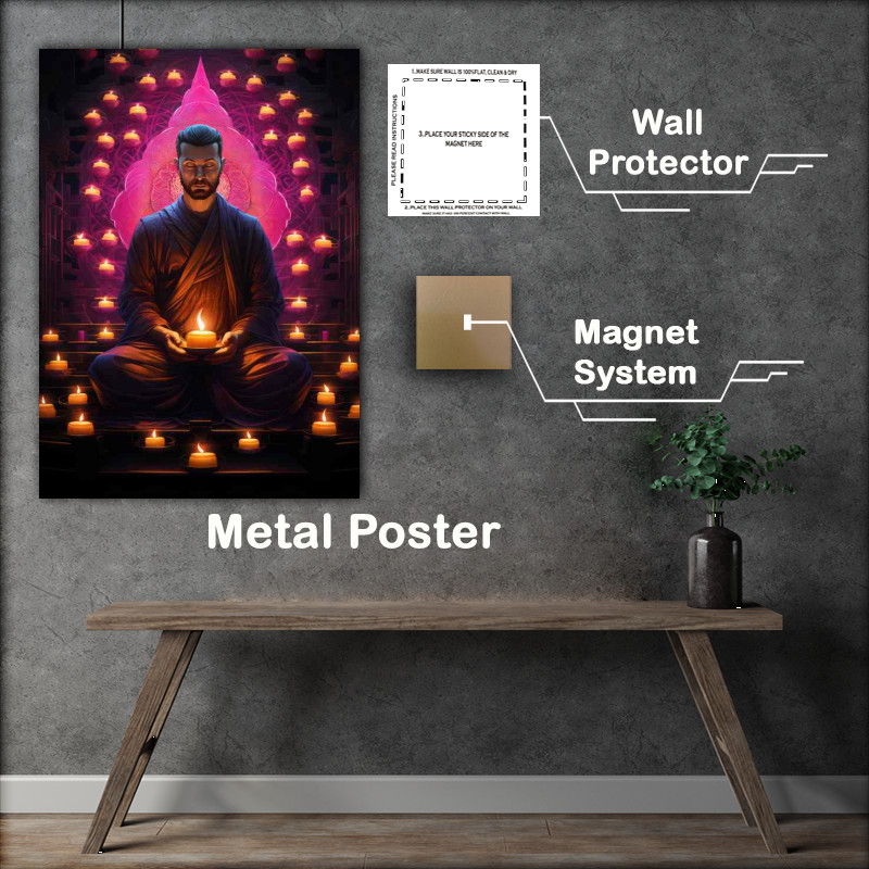 Buy Metal Poster : (Revelations of Buddha Pathways to Spiritual Awakening)