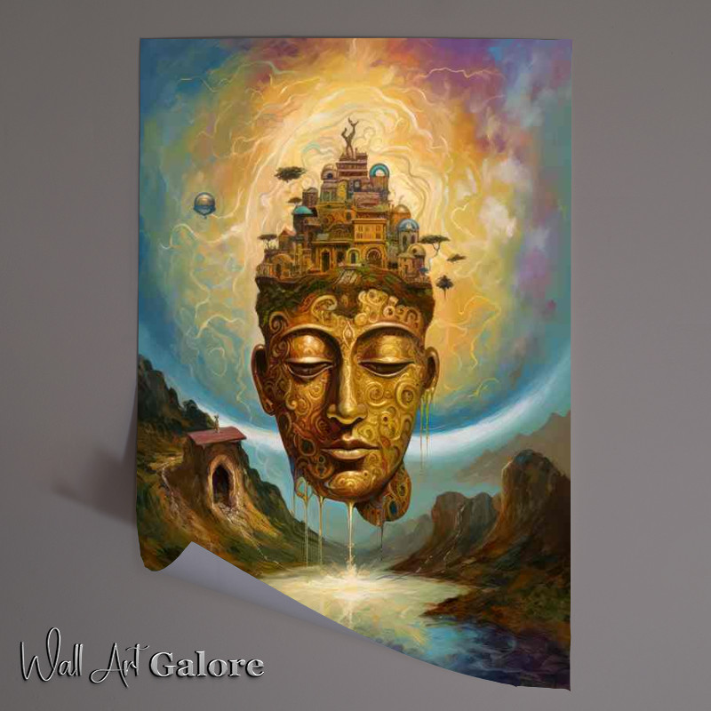 Buy Unframed Poster : (The Gentle Radiance of the Sacred Bodhisattva)