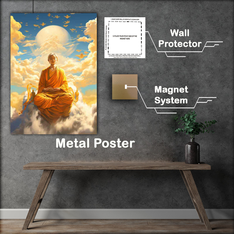 Buy Metal Poster : (The Power of Meditation Buddhas Secrets to Tranquility)