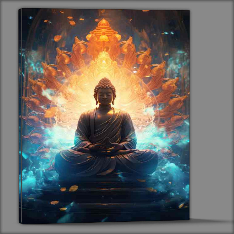 Buy Canvas : (The Sacred Bond of Buddha's Boundless Love)