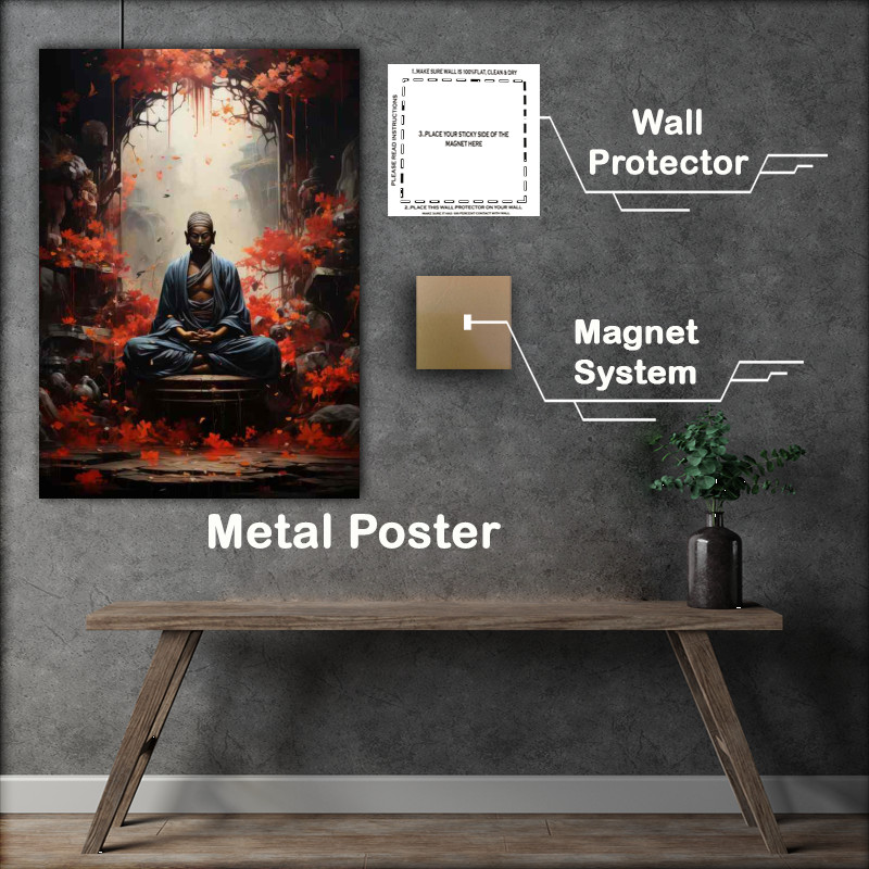 Buy Metal Poster : (Unearth the Mysteries of Buddhas Divine Grace)