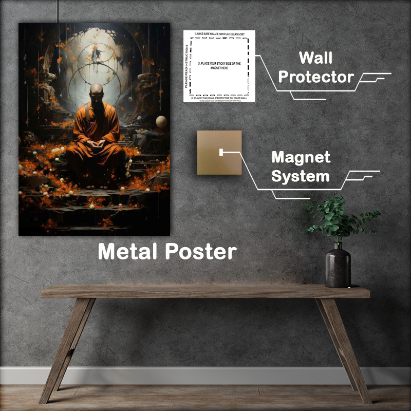 Buy Metal Poster : (Walking with Buddha A Journey of Spiritual Discovery)