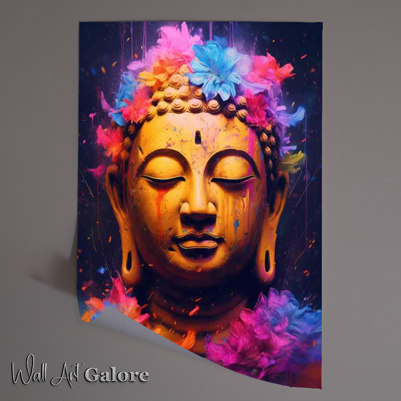 Buy Unframed Poster : (Whispers of Liberation Mystical Buddhas Enlightenment)