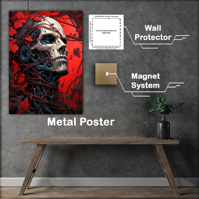 Buy Metal Poster : (Ominous Oracles Skulls as Predictors)