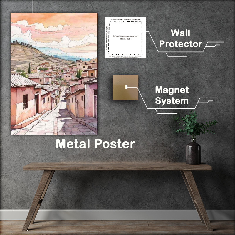 Buy Metal Poster : (From Cobblestones to Skyscrapers)