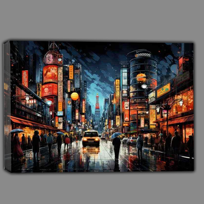 Buy Canvas : (Bustling Boulevards City Street Tours)