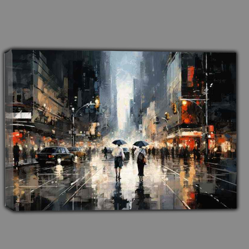 Buy Canvas : (Heartbeats of the City Street View Tours)