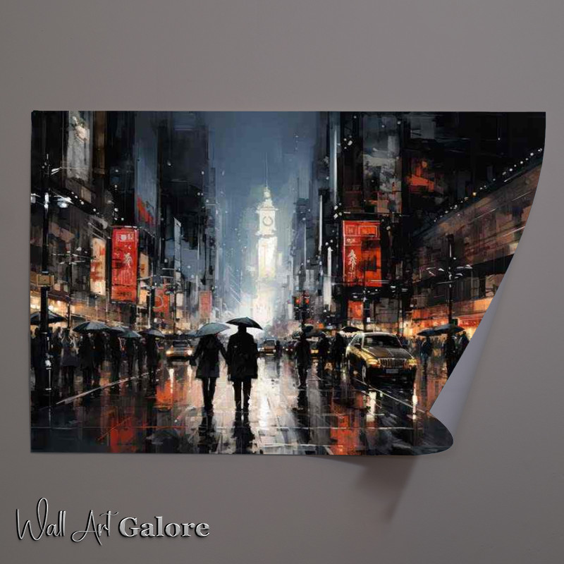 Buy Unframed Poster : (Street Whispers A Glimpse into Urban Life)