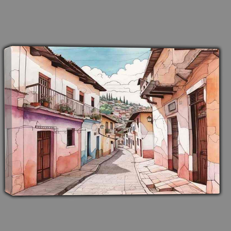 Buy Canvas : (The Rhythm of the Roads Cityscape Street Tours)