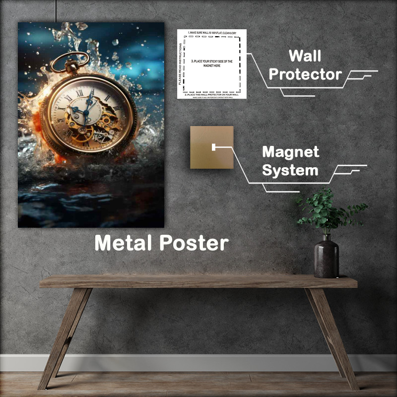 Buy Metal Poster : (Diving into the Abstract)